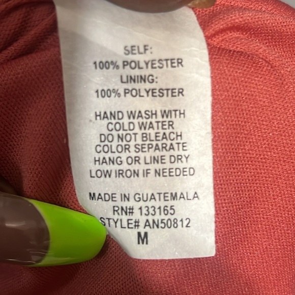 Altar’d State Garner Spring Dress Dusty Rose Flutter Sleeves V- Neck Fit & Flare - Picture 9 of 9